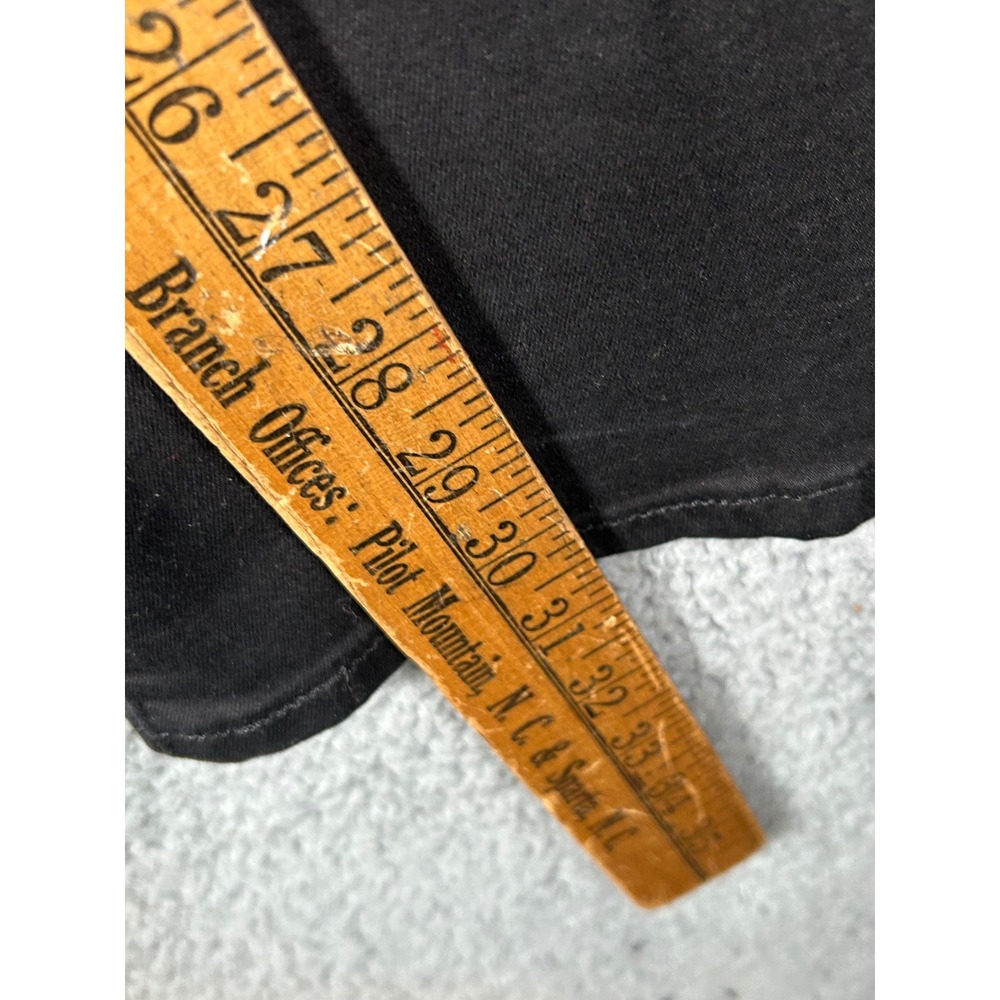 Levis 318 Shaping Wide Leg Jeans Womens 32 Black High Rise Stretch Denim Pants - Picture 8 of 11